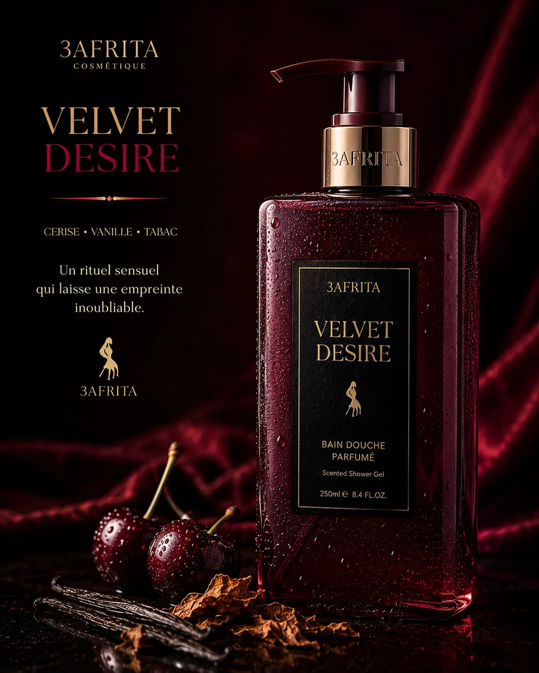 Bain douche Velvet Desire 3AFRITA